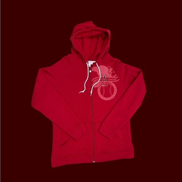 Vintage 90’s Nike x MLB Angels Zip Up Hoodie NWOT - Picture 1 of 3